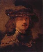 REMBRANDT Harmenszoon van Rijn Self-Portrait painting